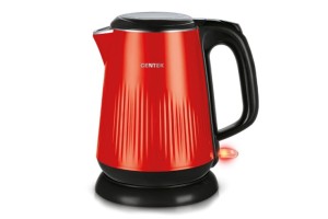 Чайник Centek CT-1025 (Red) металл 1.8л, 2200W, двойные стенки, кнопка откр. на ручке