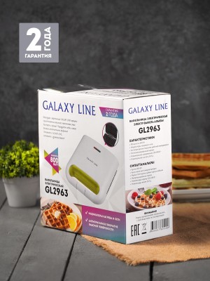 Вафельница Galaxy GL2963 (800Вт)