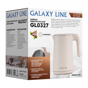 Чайник электрический Galaxy LINE GL0327 ПУДРОВЫЙ 1800 Вт 1,5л
